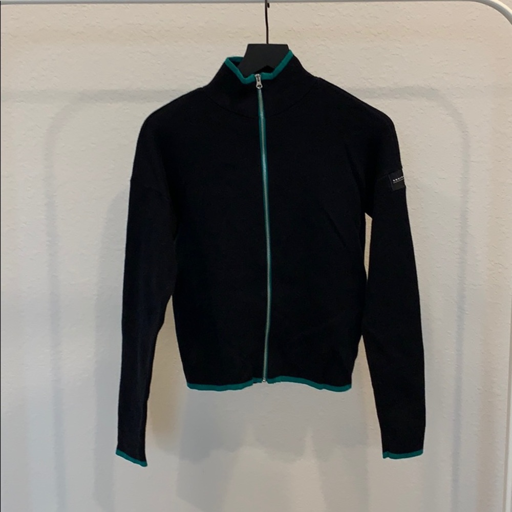 Adidas equipment label zippered sweater